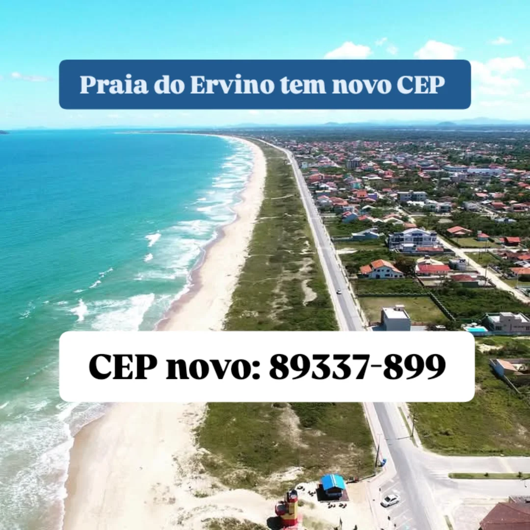 Mudança de CEP na Praia do Ervino Gera Dificuldades em Entregas