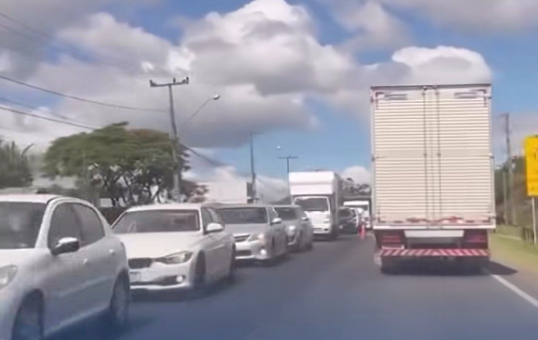 Pare e Siga em São Francisco do Sul Volta a Gerar Longas Filas e Transtornos