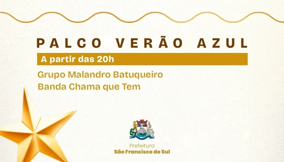 Atrações musicais da virada na Praia do Ervino