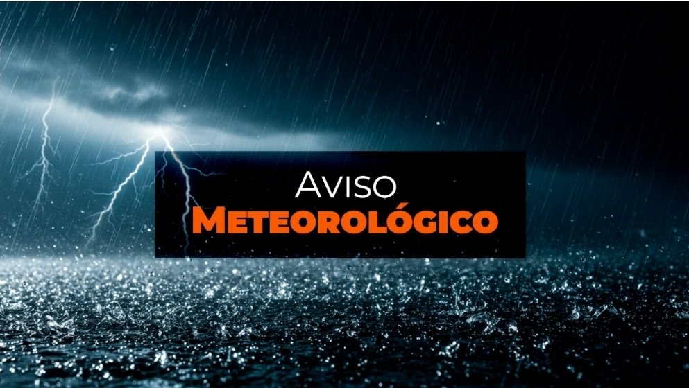 Alerta de temporais emitido pela Defesa Civil