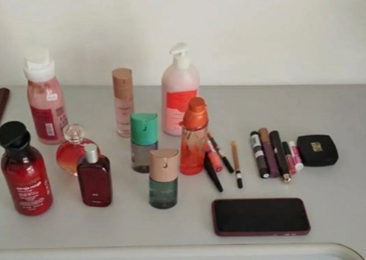 Alerta da comerciante sobre o furto na loja