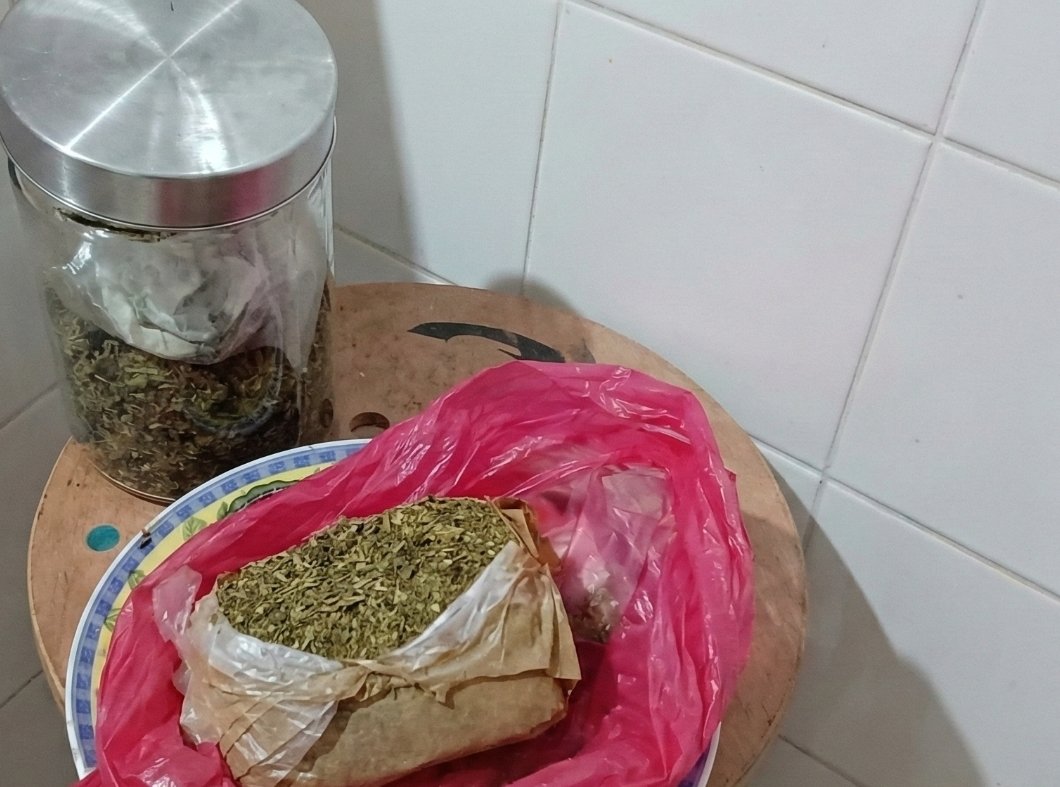 Material apreendido pela Polícia Militar em São Francisco do Sul