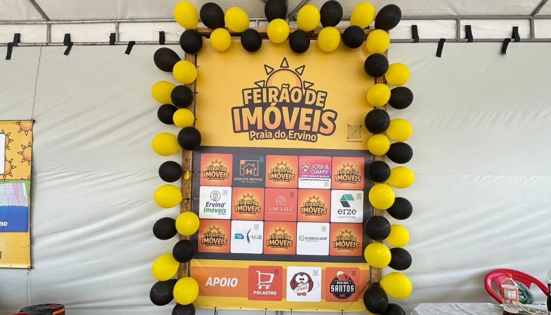 Movimentação no 1º Feirão de Imóveis na Praia do Ervino