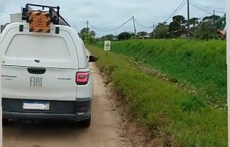 Infraestrutura de energia na Praia do Ervino