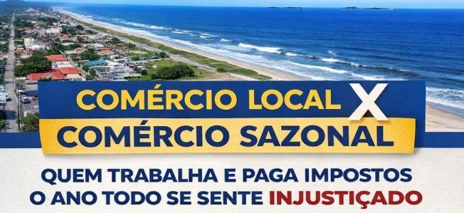 Movimento de verão na Praia do Ervino